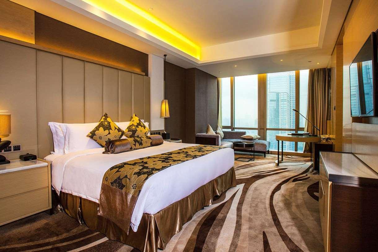 Shenzhen Futian Wyndham Grand Hotell Exteriör bild