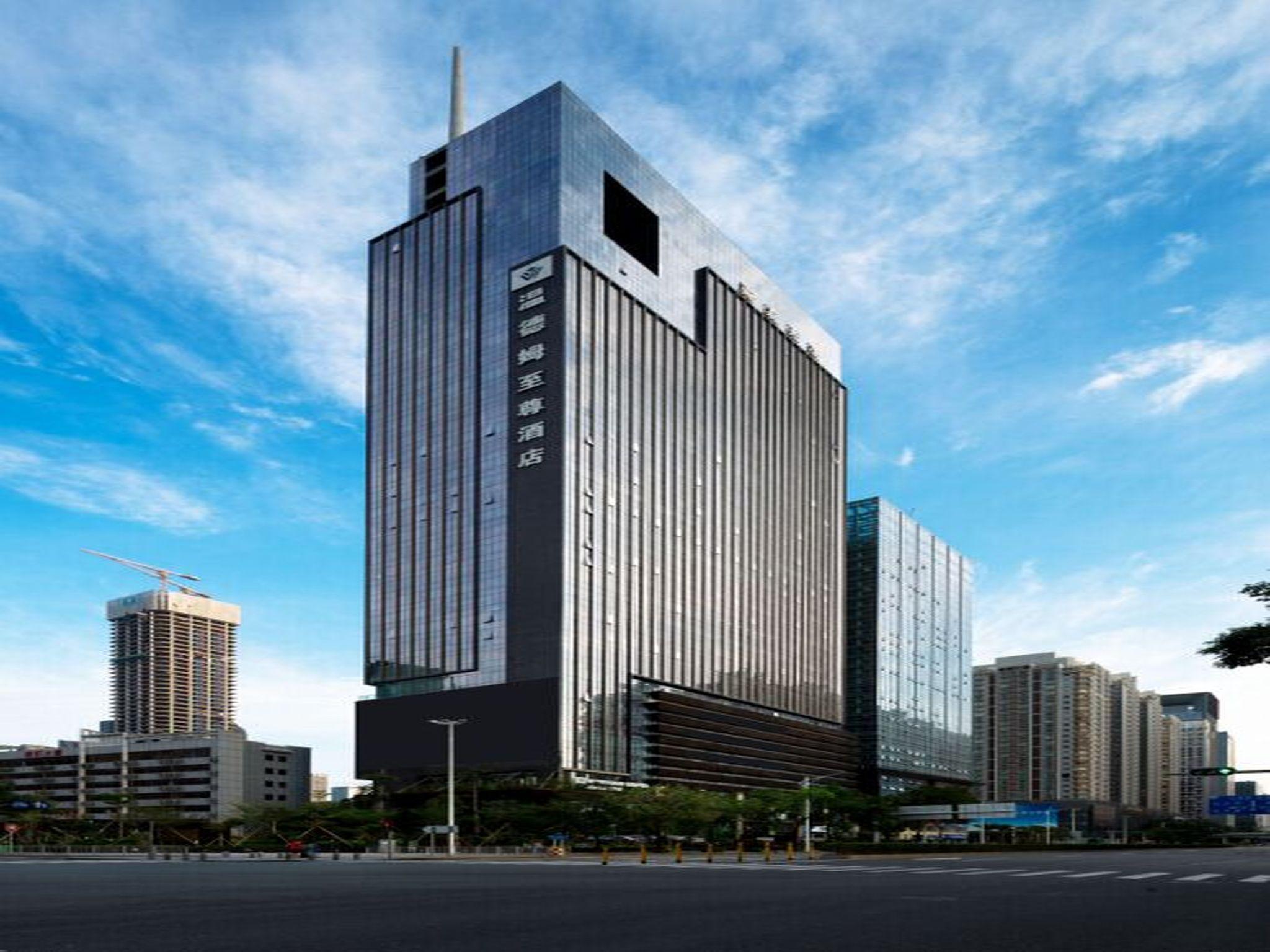 Shenzhen Futian Wyndham Grand Hotell Exteriör bild